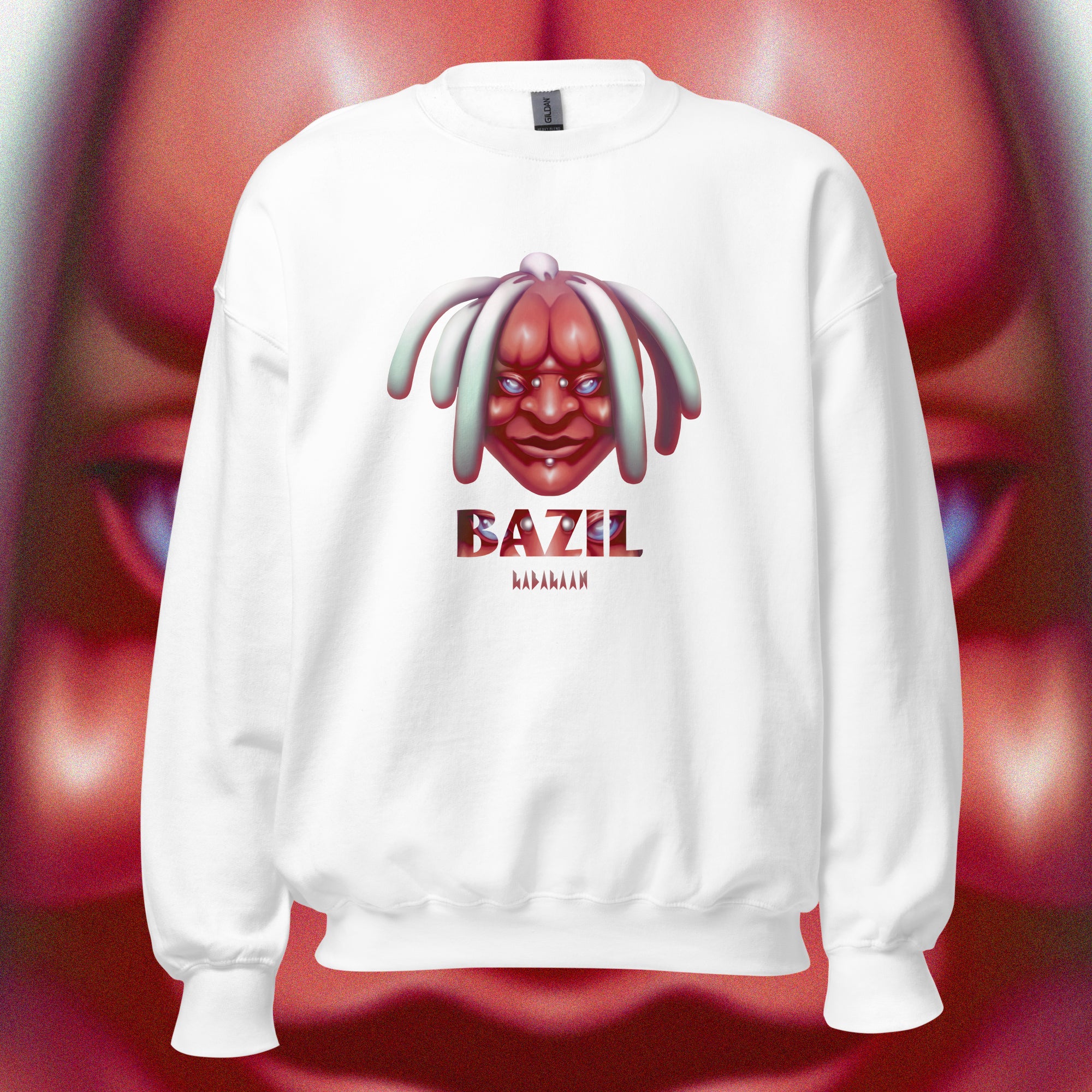 SWEATSHIRT BAZIL ROUGE