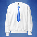 SWEATSHIRT CRAVATE BLEUE