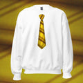 SWEATSHIRT CRAVATE JAUNE