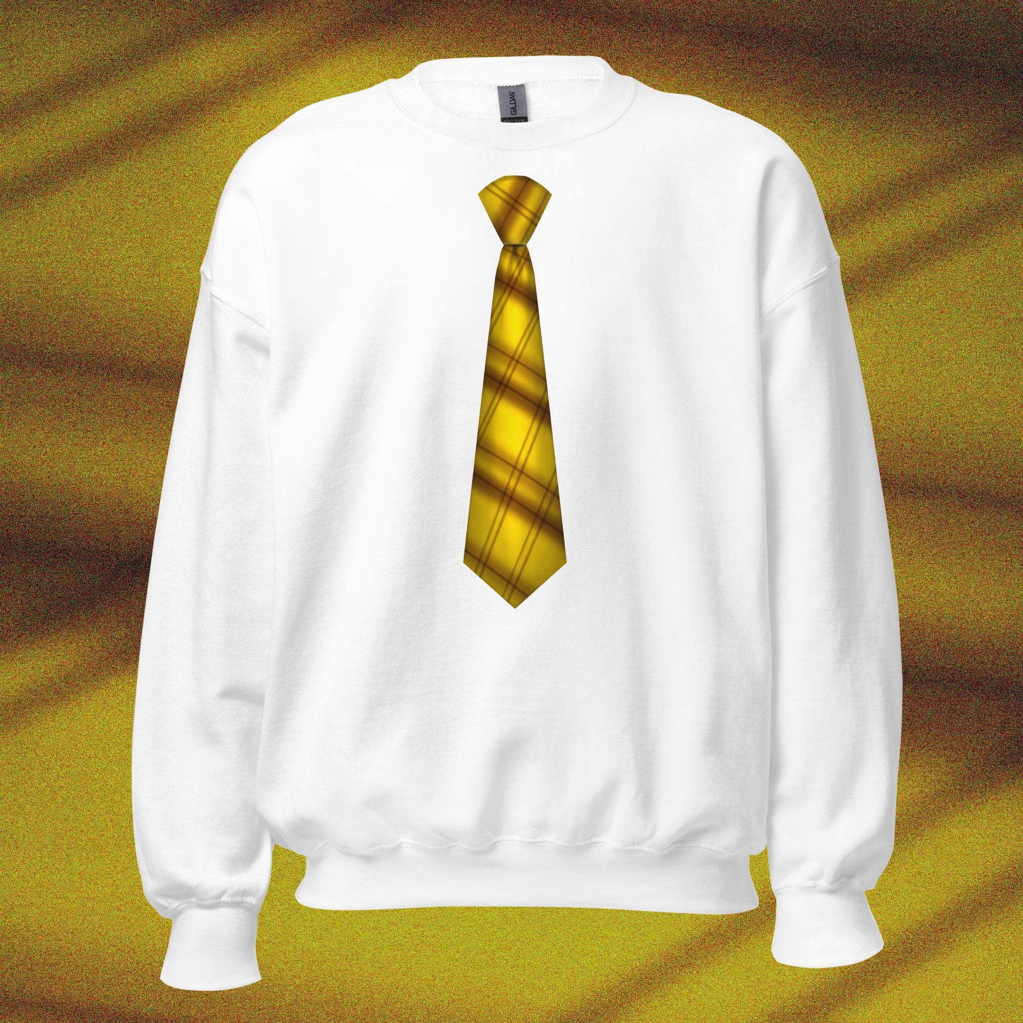 SWEATSHIRT CRAVATE JAUNE