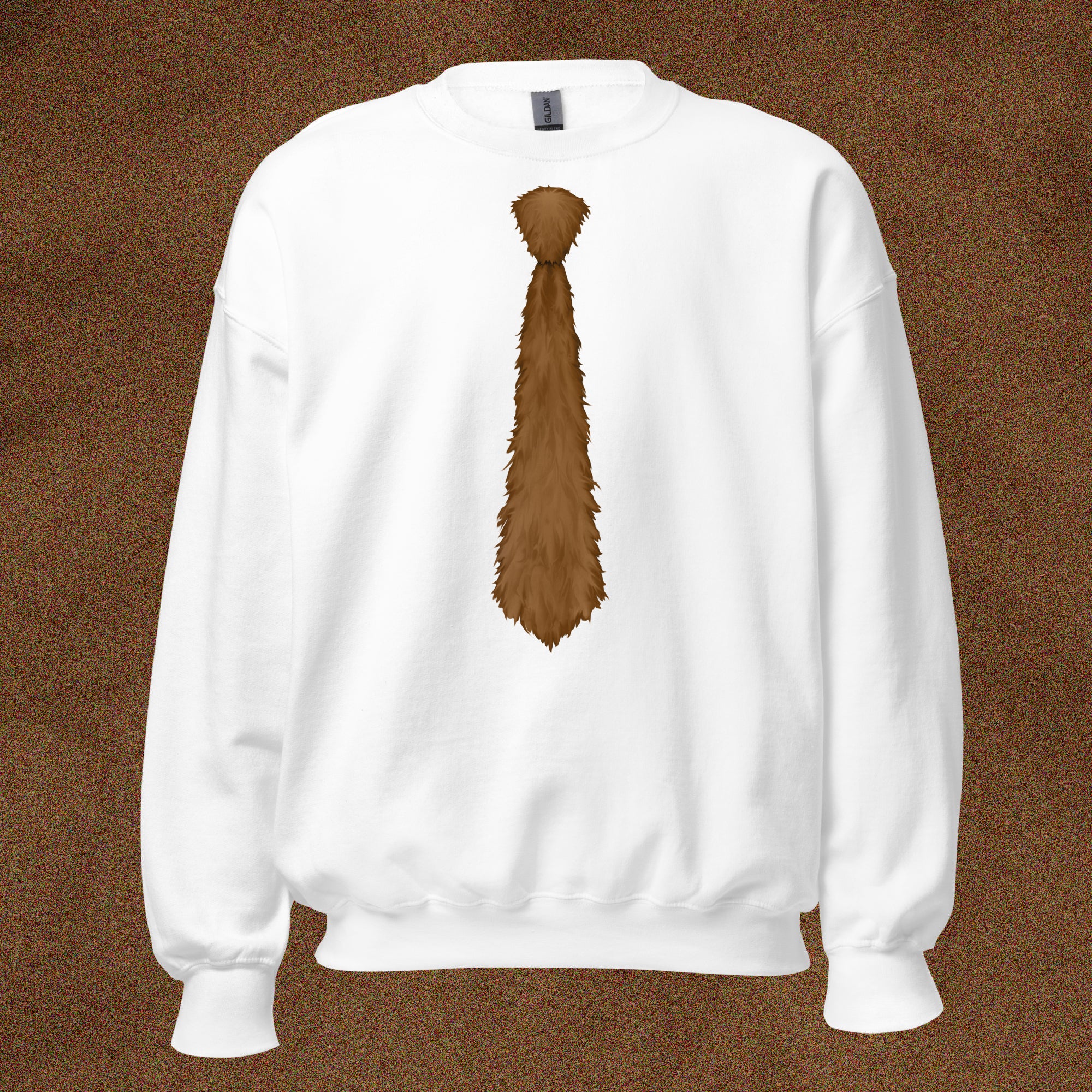 SWEATSHIRT CRAVATE MARRON