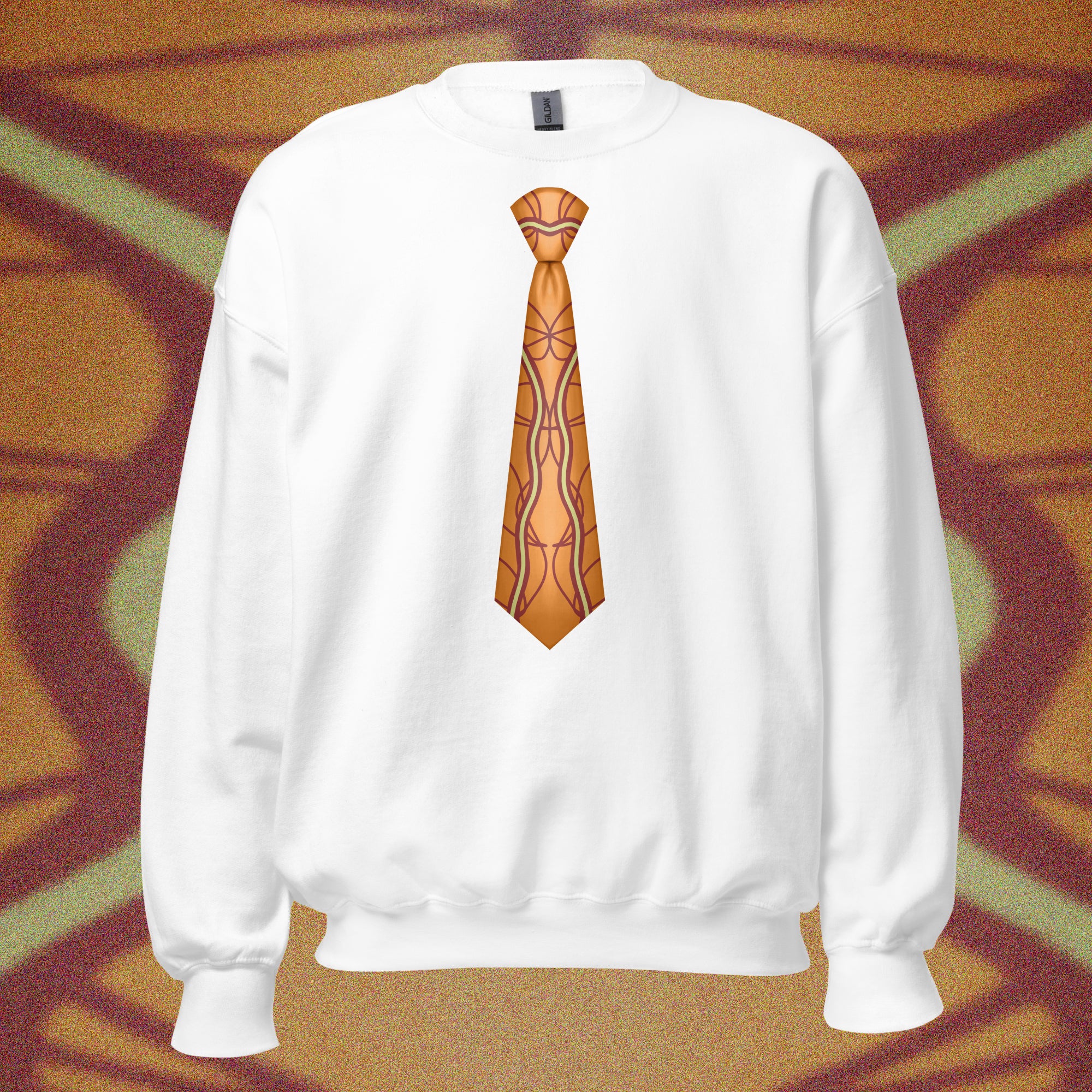 SWEATSHIRT CRAVATE ORANGE