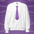 SWEATSHIRT CRAVATE VIOLETTE