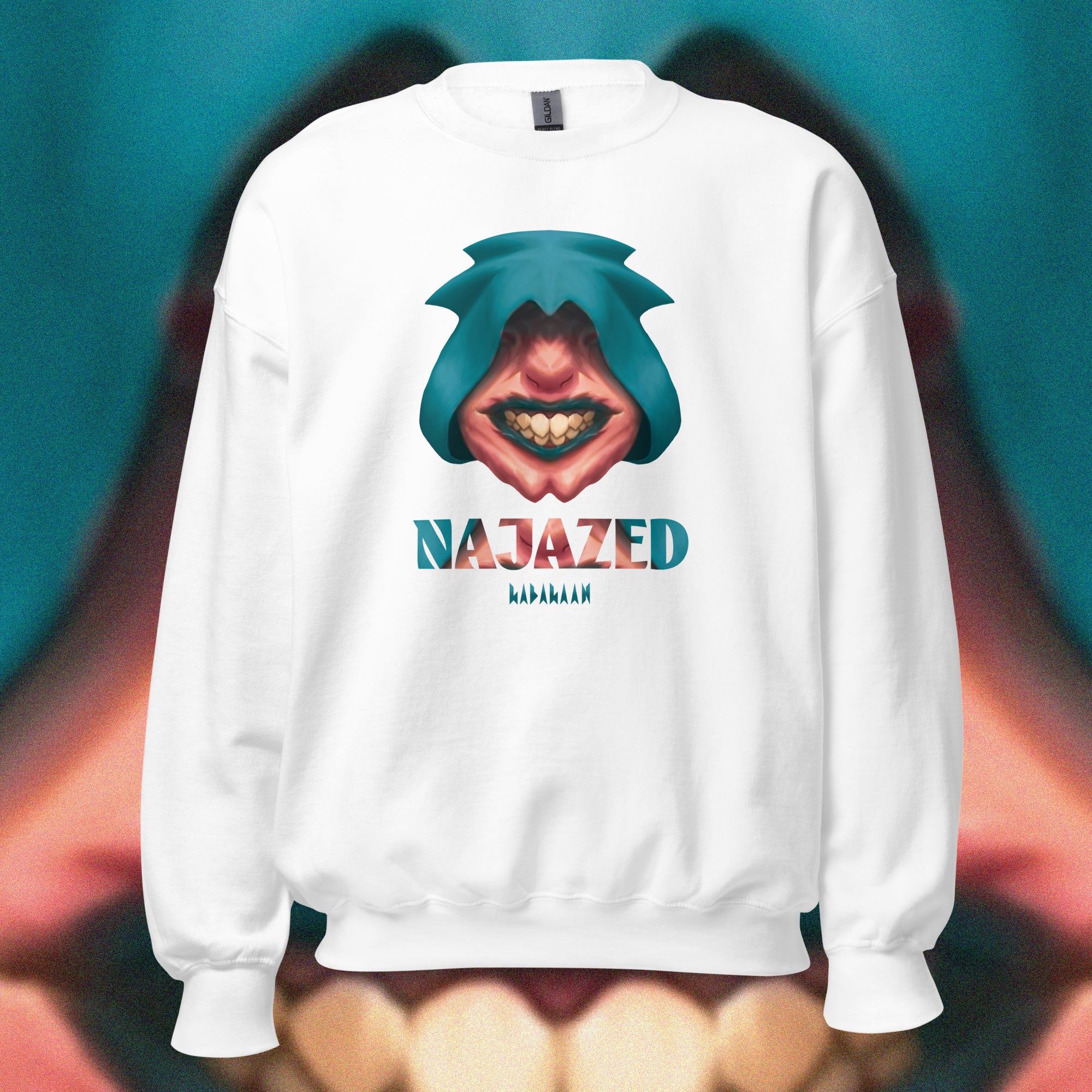 SWEATSHIRT NAJAZED BLEU
