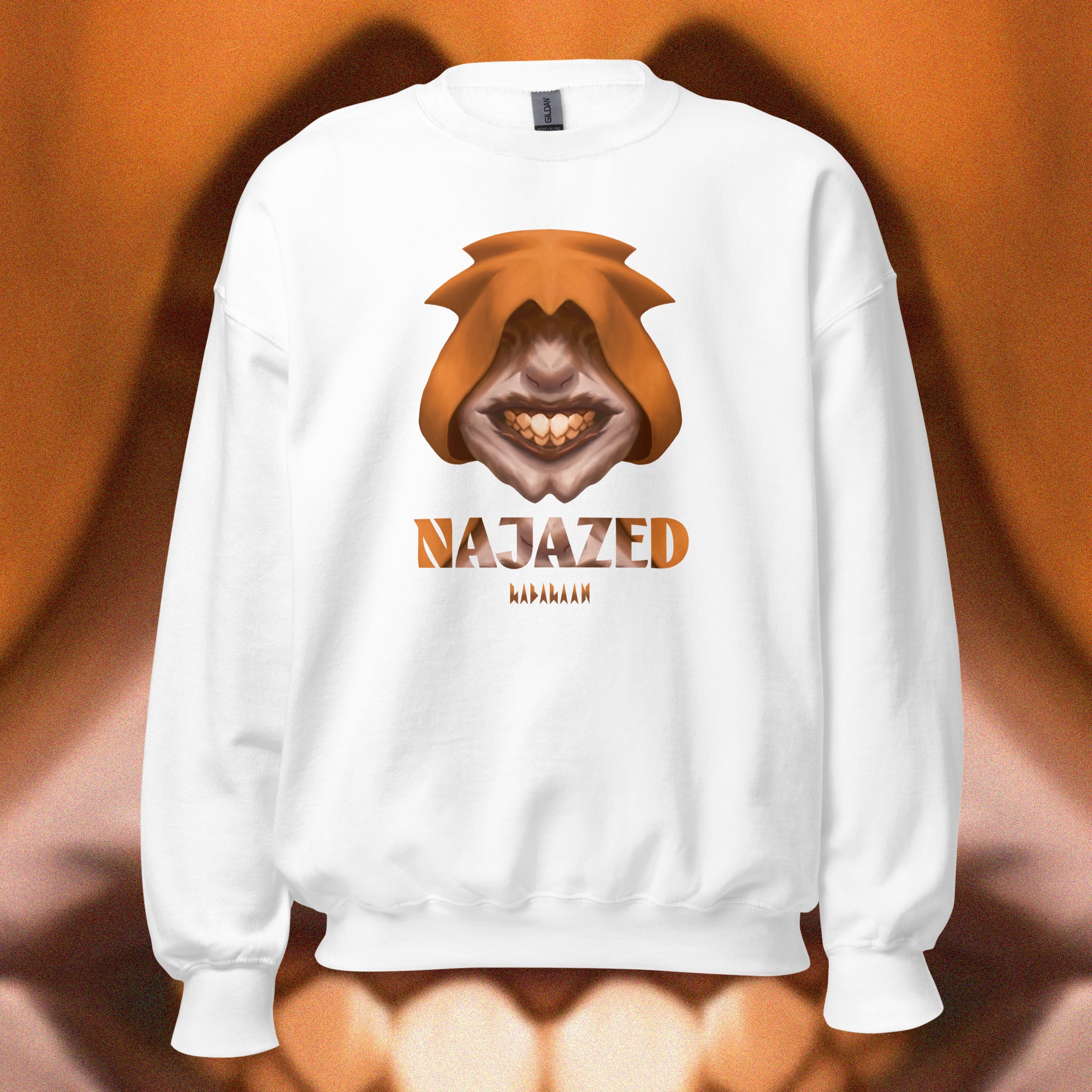 SWEATSHIRT NAJAZED ORANGE