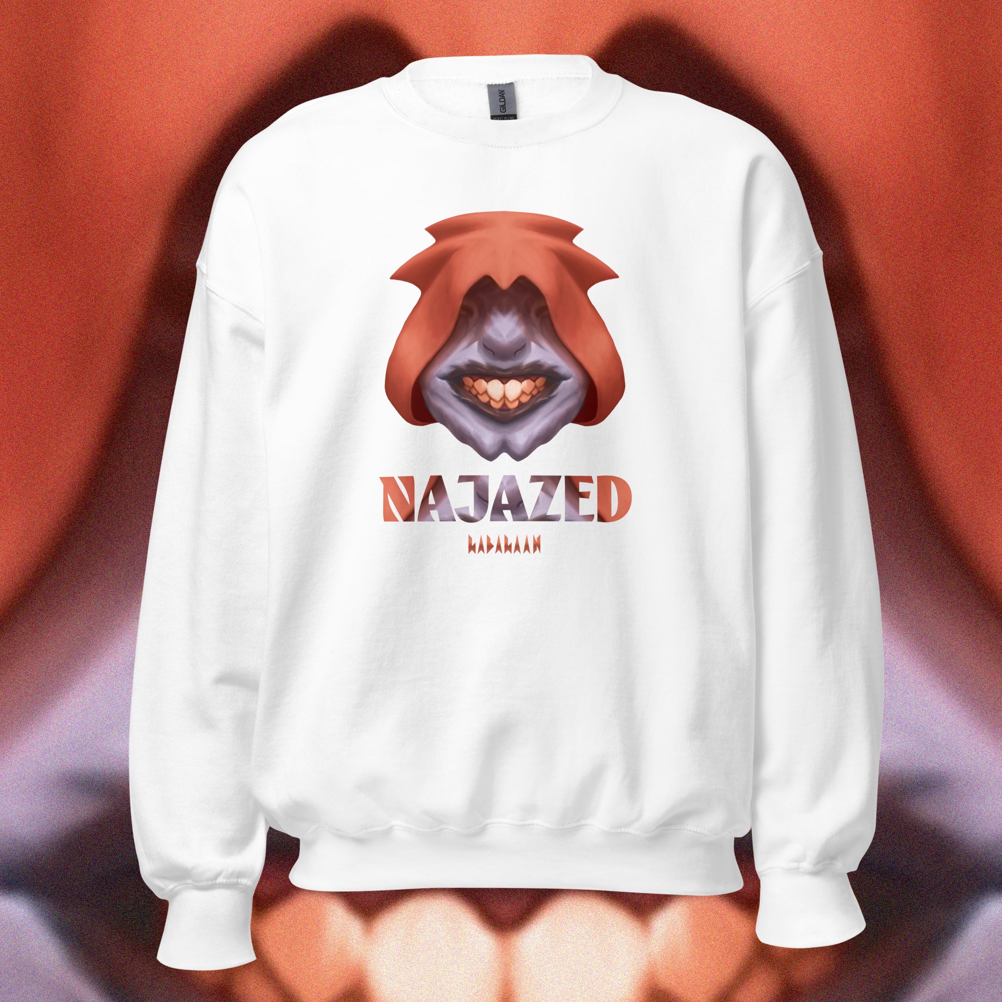 SWEATSHIRT NAJAZED ROUGE