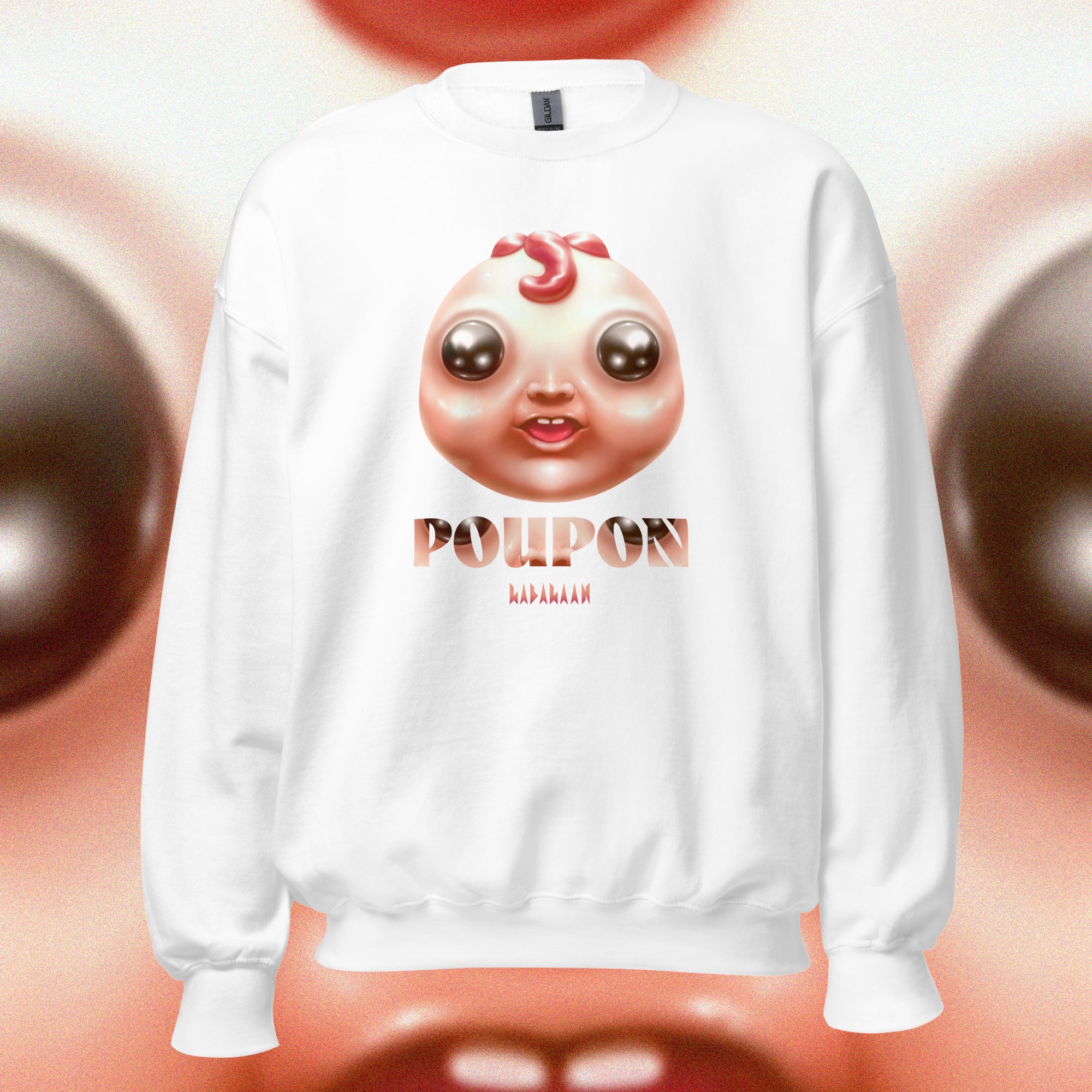 SWEATSHIRT POUPON BEIGE