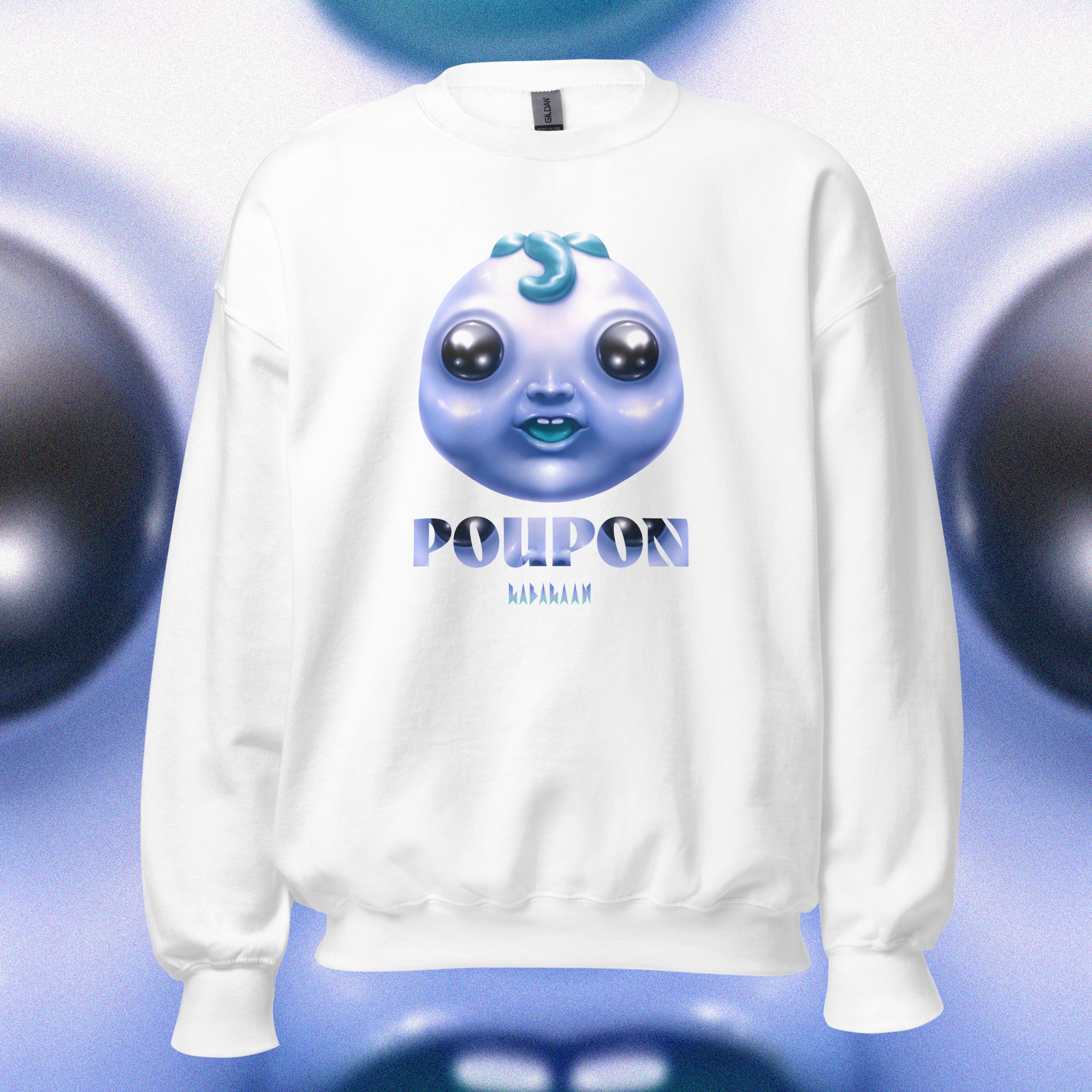SWEATSHIRT POUPON BLEU