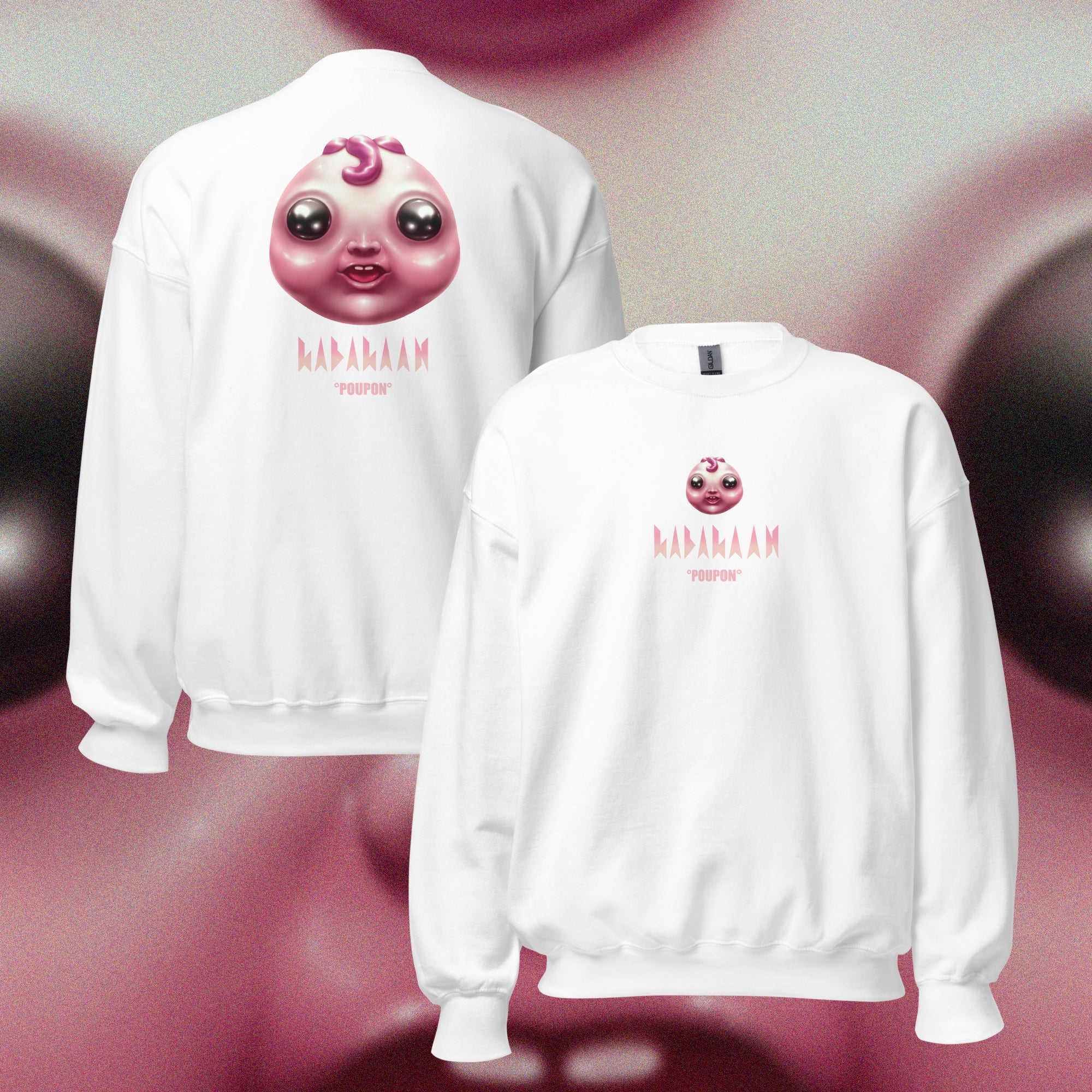SWEATSHIRT POUPON ROSE ORIGINAL