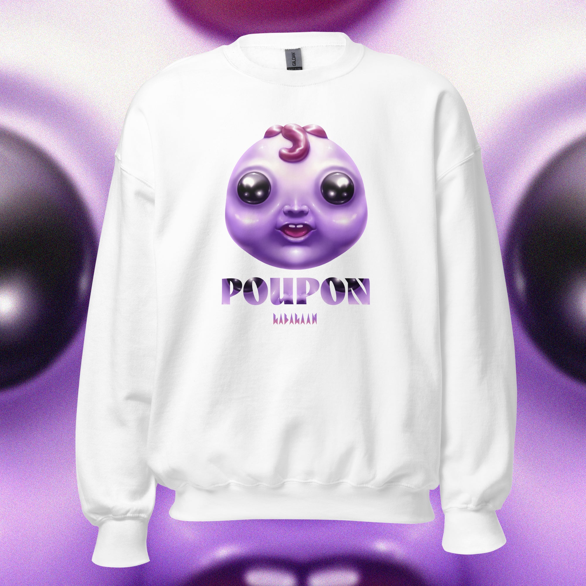 SWEATSHIRT POUPON VIOLET