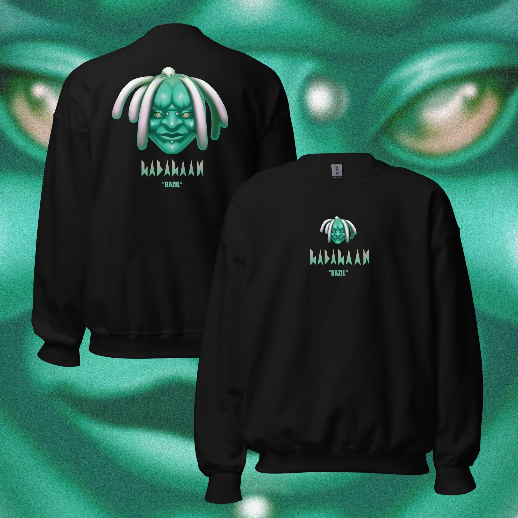 SWEATSHIRT BAZIL VERT