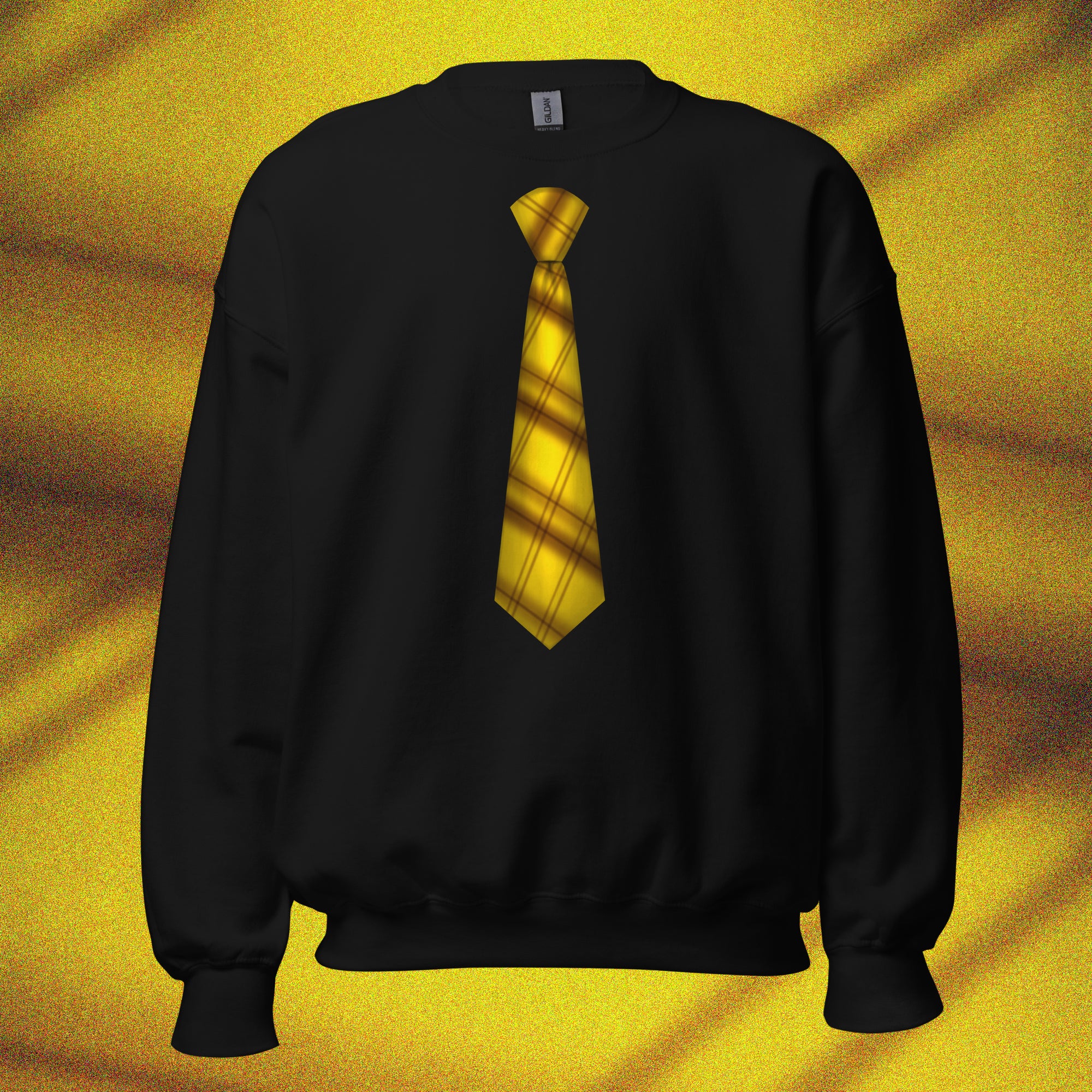 SWEATSHIRT CRAVATE JAUNE