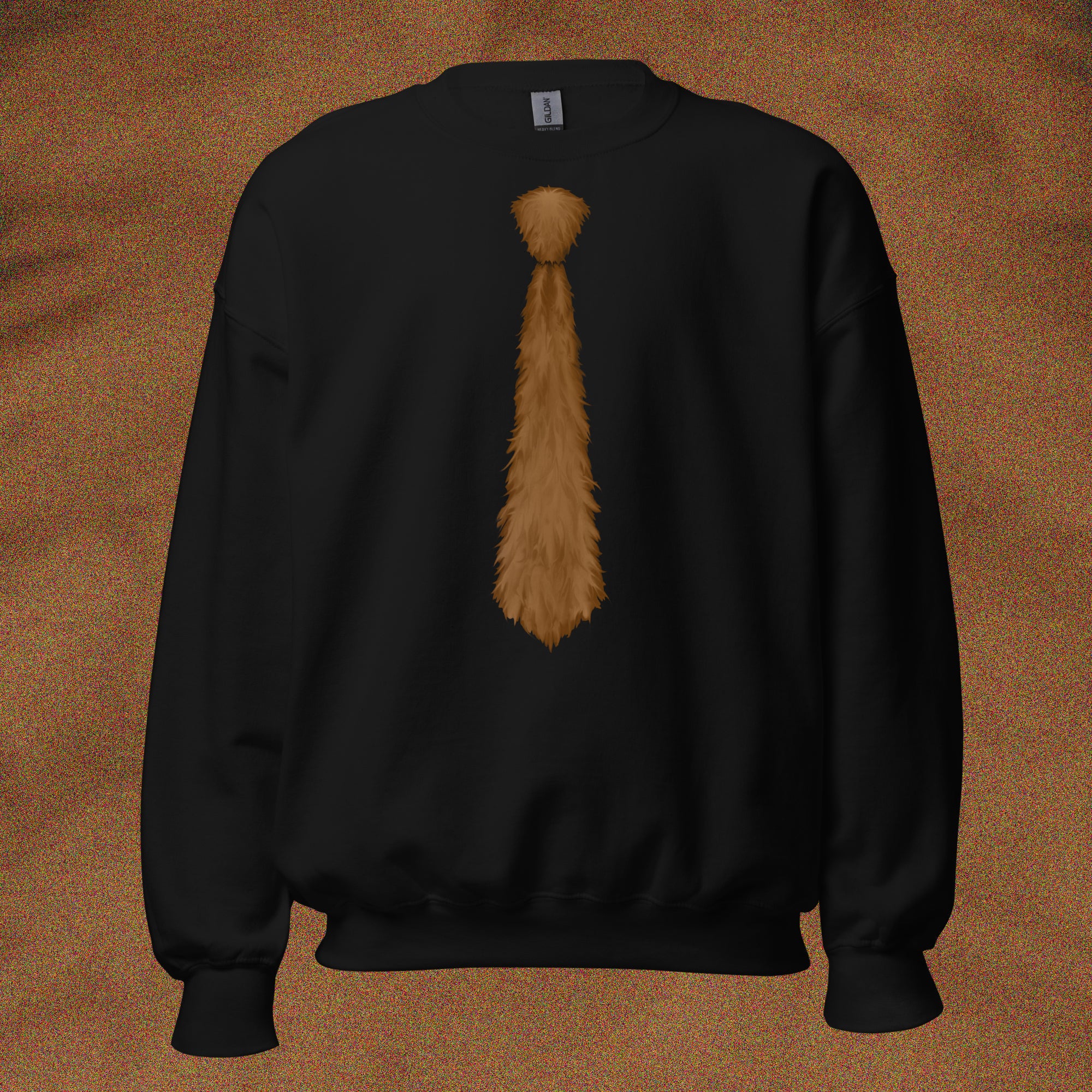 SWEATSHIRT CRAVATE MARRON