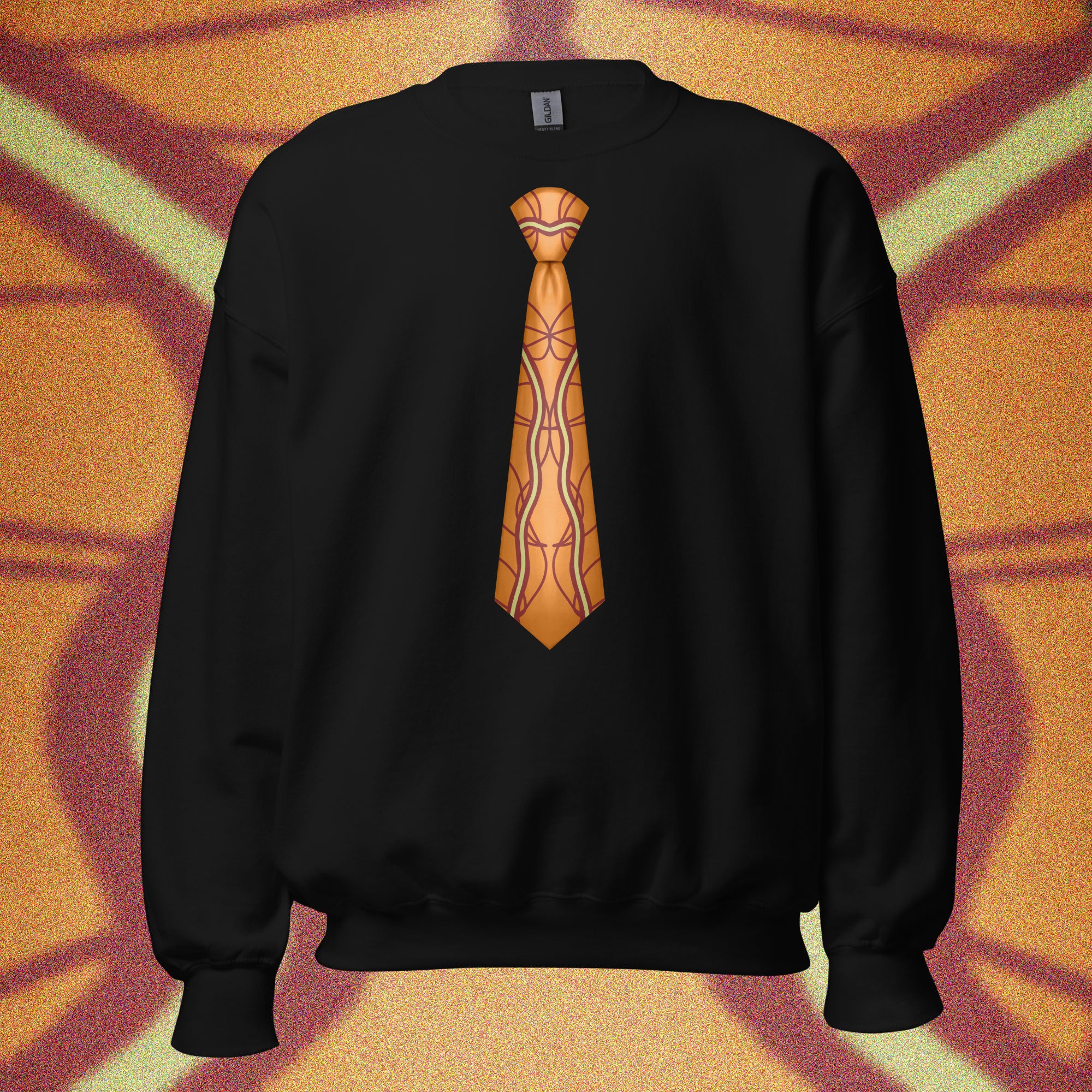 SWEATSHIRT CRAVATE ORANGE