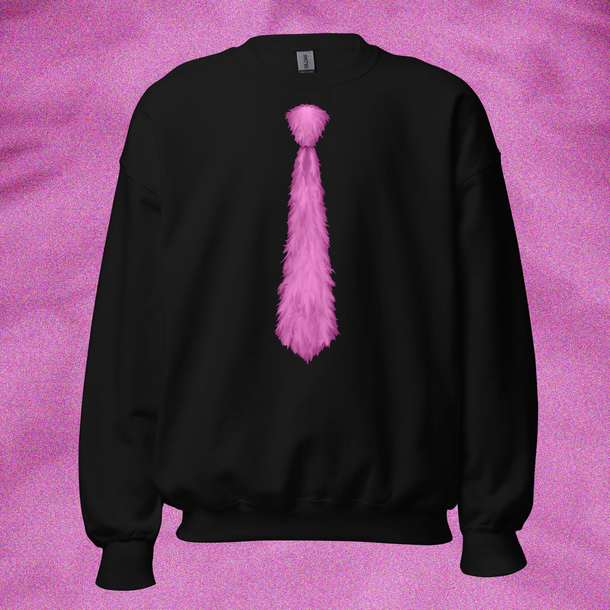 SWEATSHIRT CRAVATE ROSE