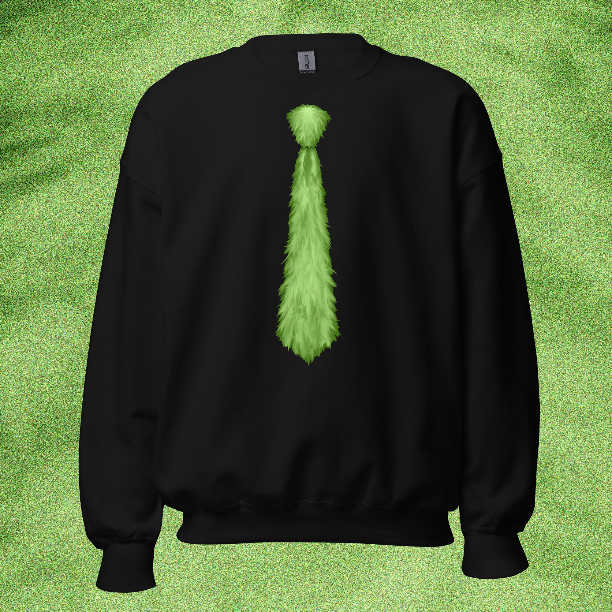 SWEATSHIRT CRAVATE VERTE