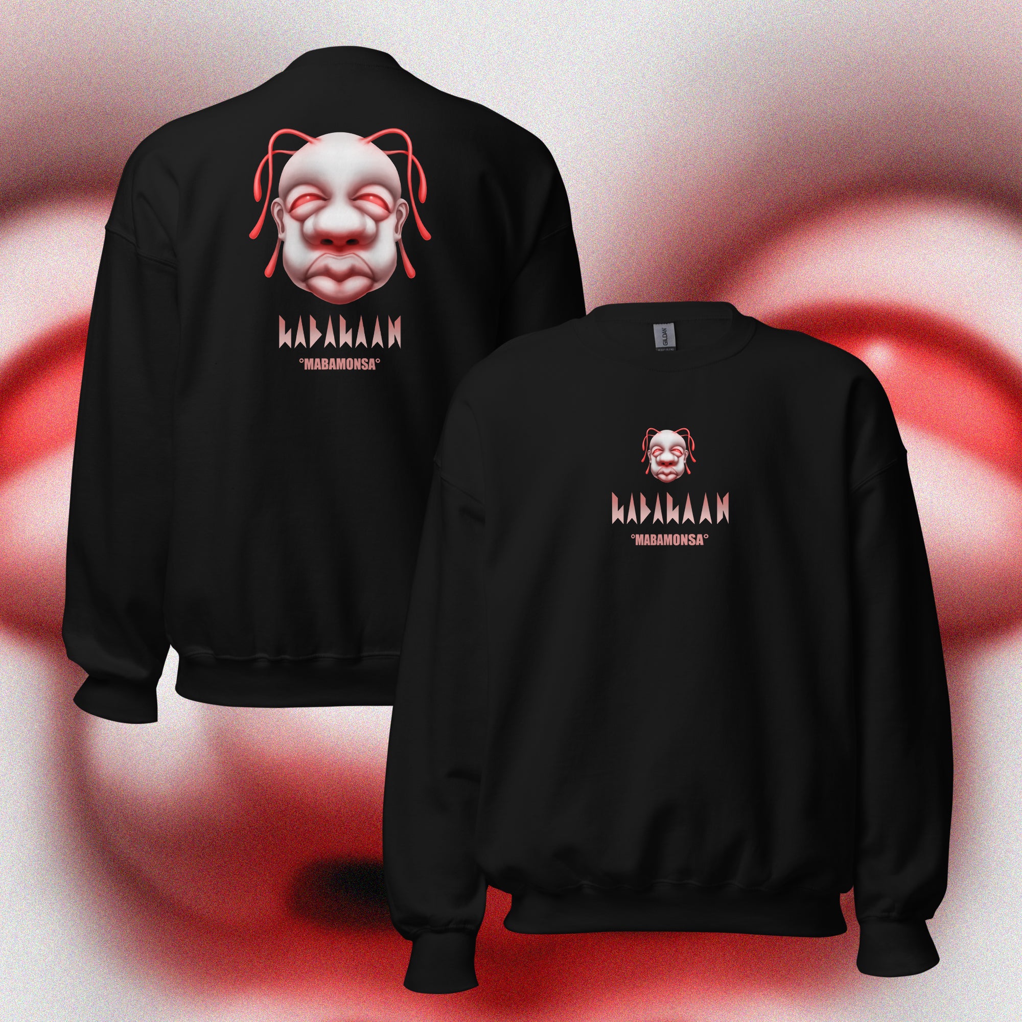 SWEATSHIRT MABAMONSA ROUGE ORIGINAL