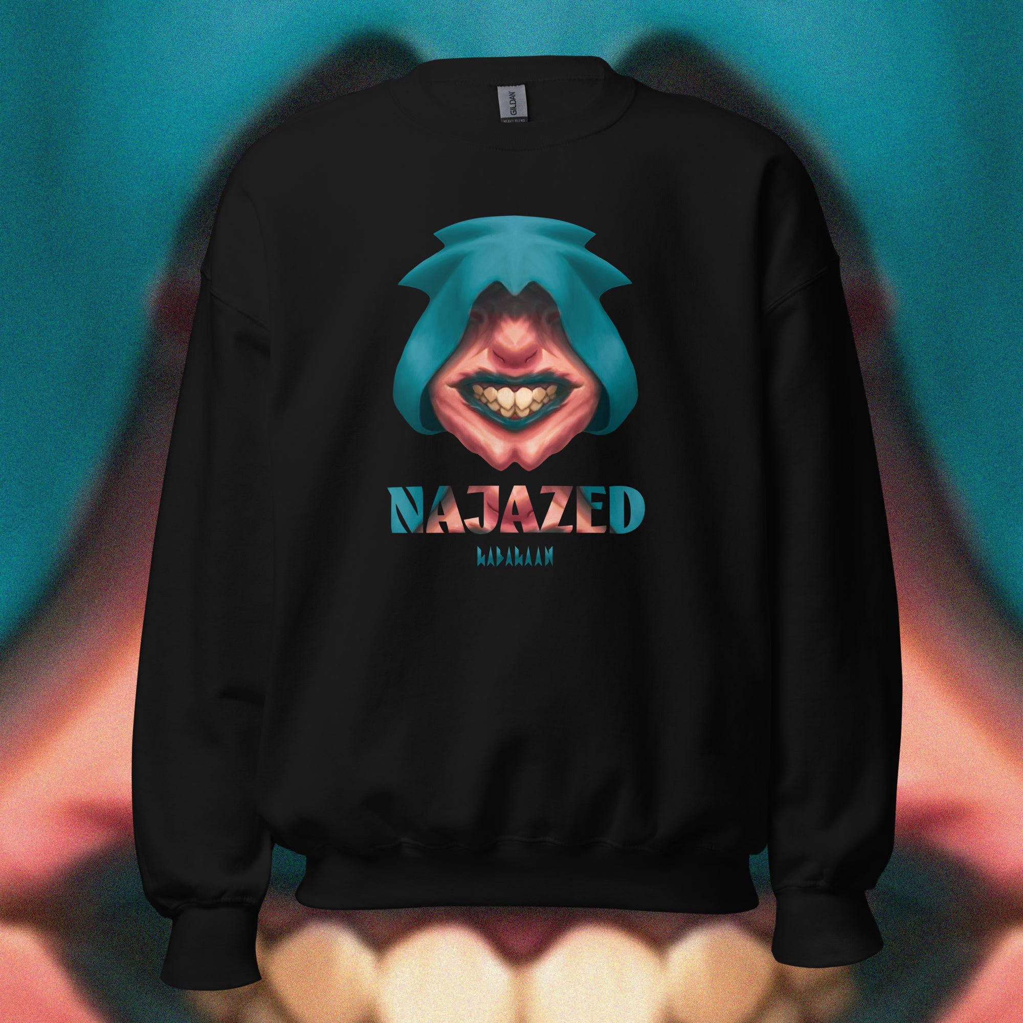 SWEATSHIRT NAJAZED BLEU