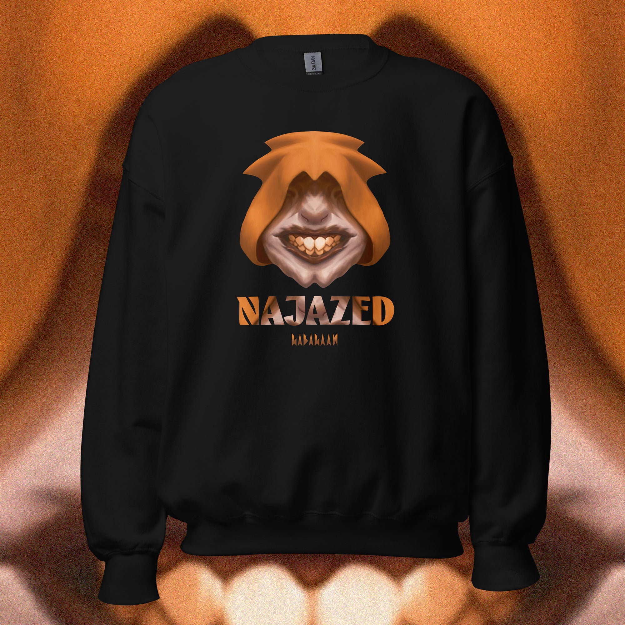 SWEATSHIRT NAJAZED ORANGE