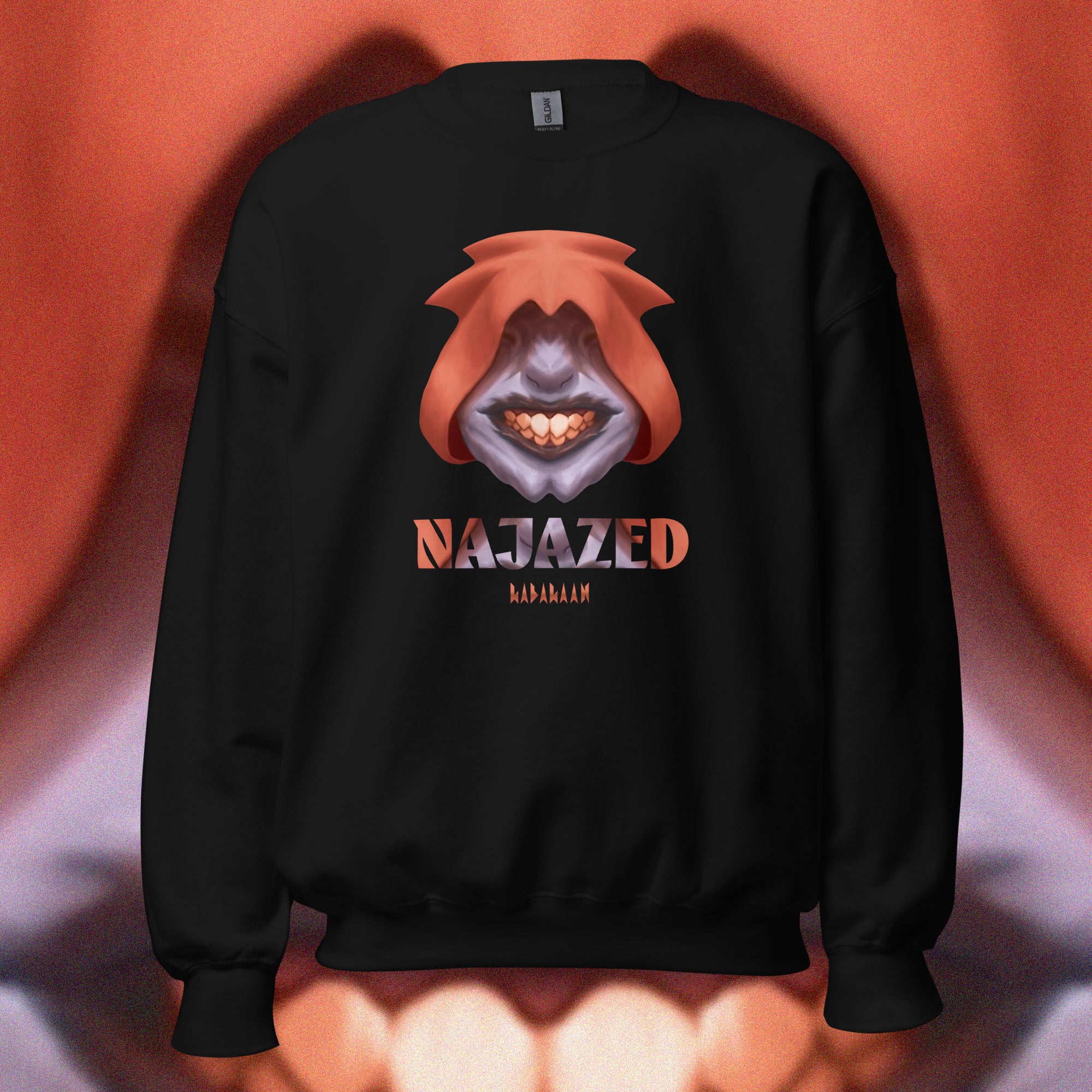 SWEATSHIRT NAJAZED ROUGE