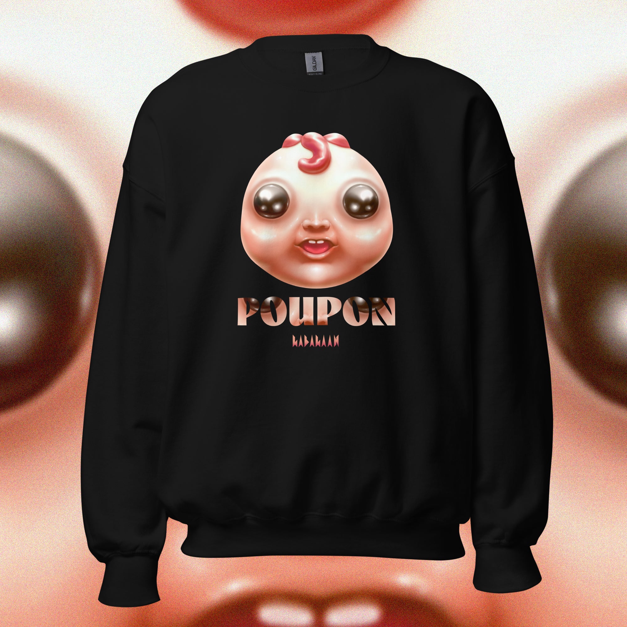 SWEATSHIRT POUPON BEIGE