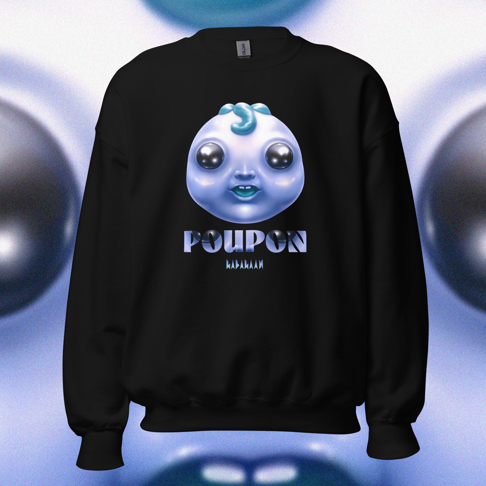 SWEATSHIRT POUPON BLEU
