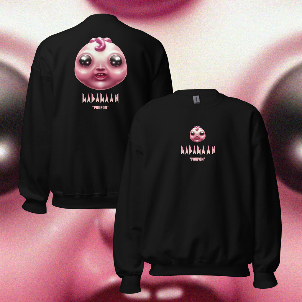 SWEATSHIRT POUPON ROSE ORIGINAL