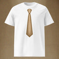 T-SHIRT CRAVATE BEIGE