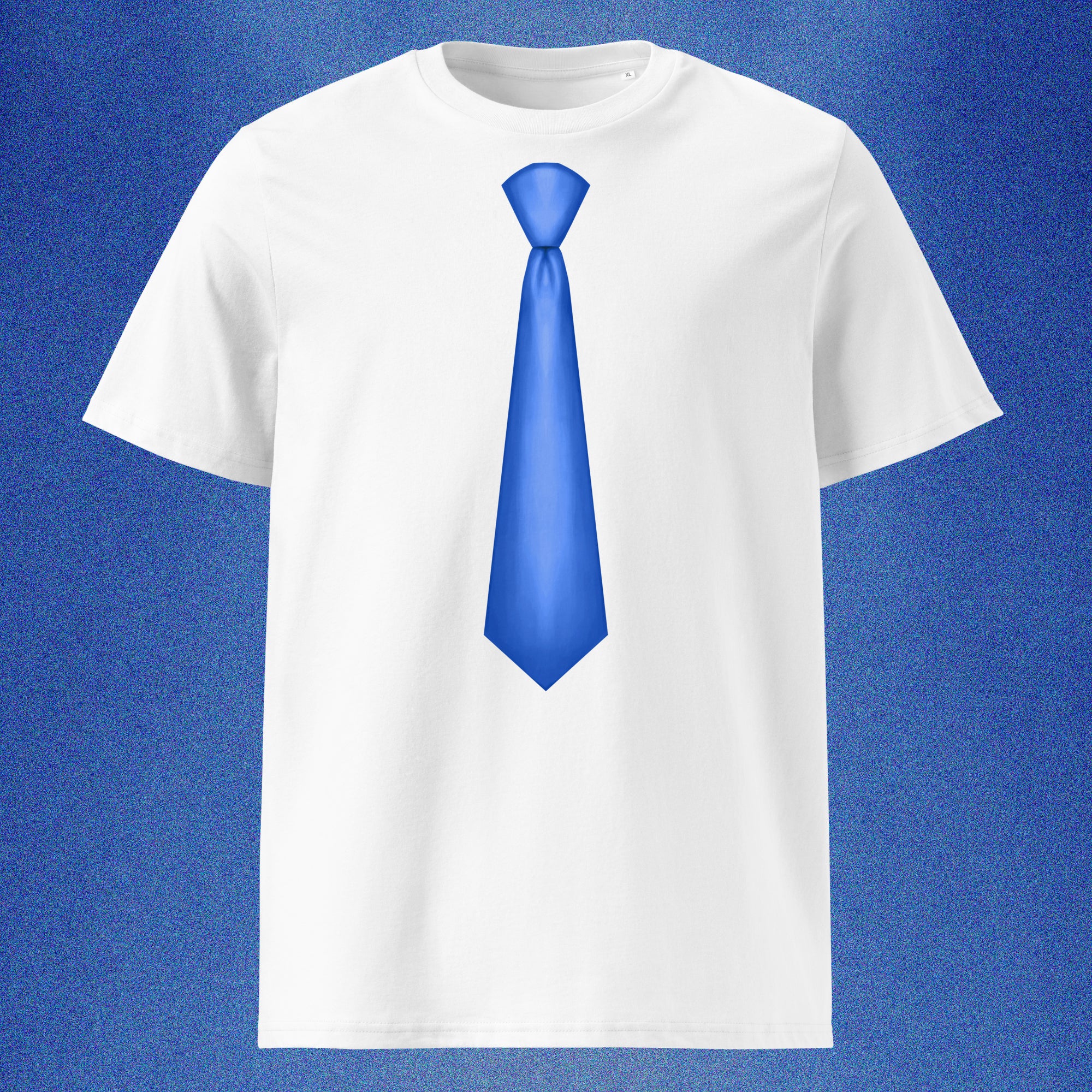 T-SHIRT CRAVATE BLEUE