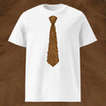 T-SHIRT CRAVATE MARRON