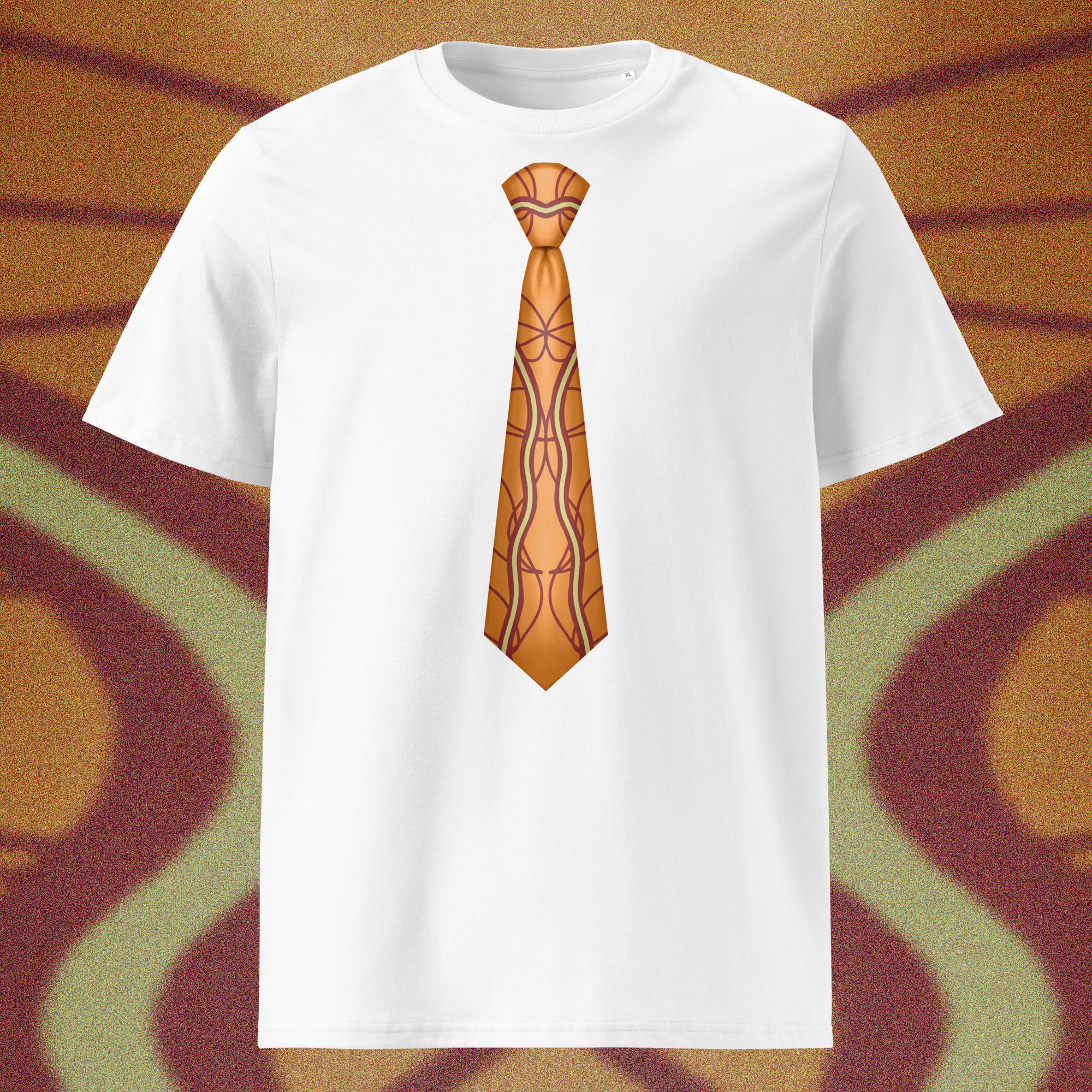 T-SHIRT CRAVATE ORANGE