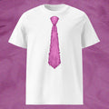 T-SHIRT CRAVATE ROSE