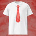 T-SHIRT CRAVATE ROUGE