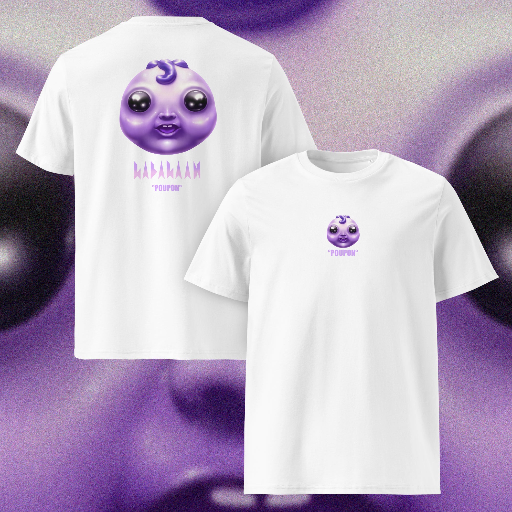 T-SHIRT POUPON VIOLET