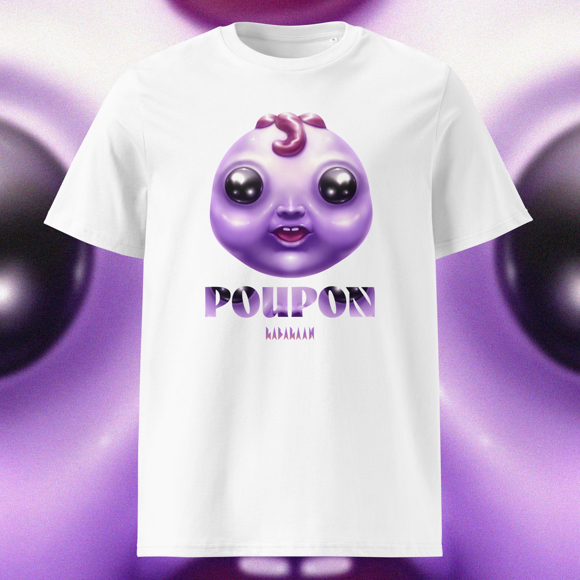 T-SHIRT POUPON VIOLET