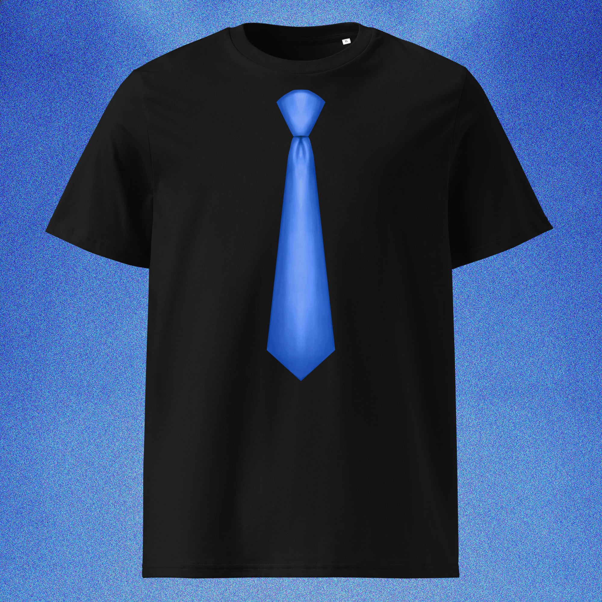 T-SHIRT CRAVATE BLEUE