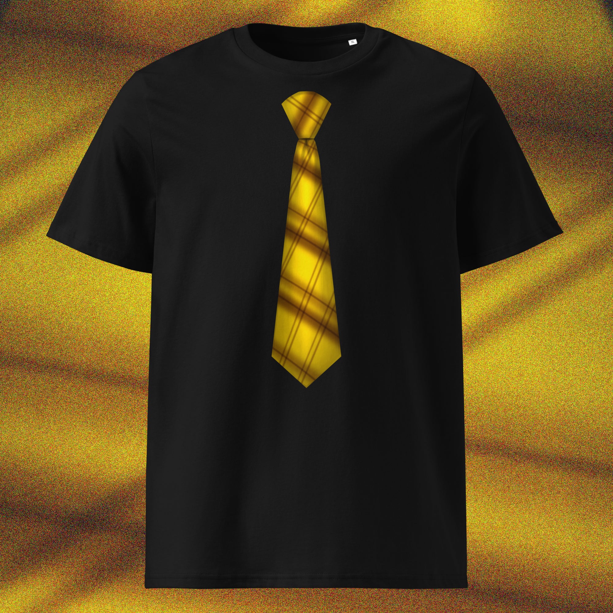 T-SHIRT CRAVATE JAUNE