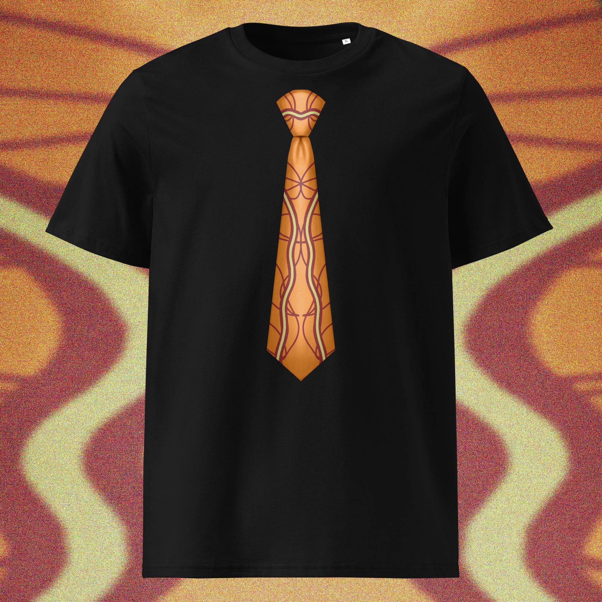 T-SHIRT CRAVATE ORANGE
