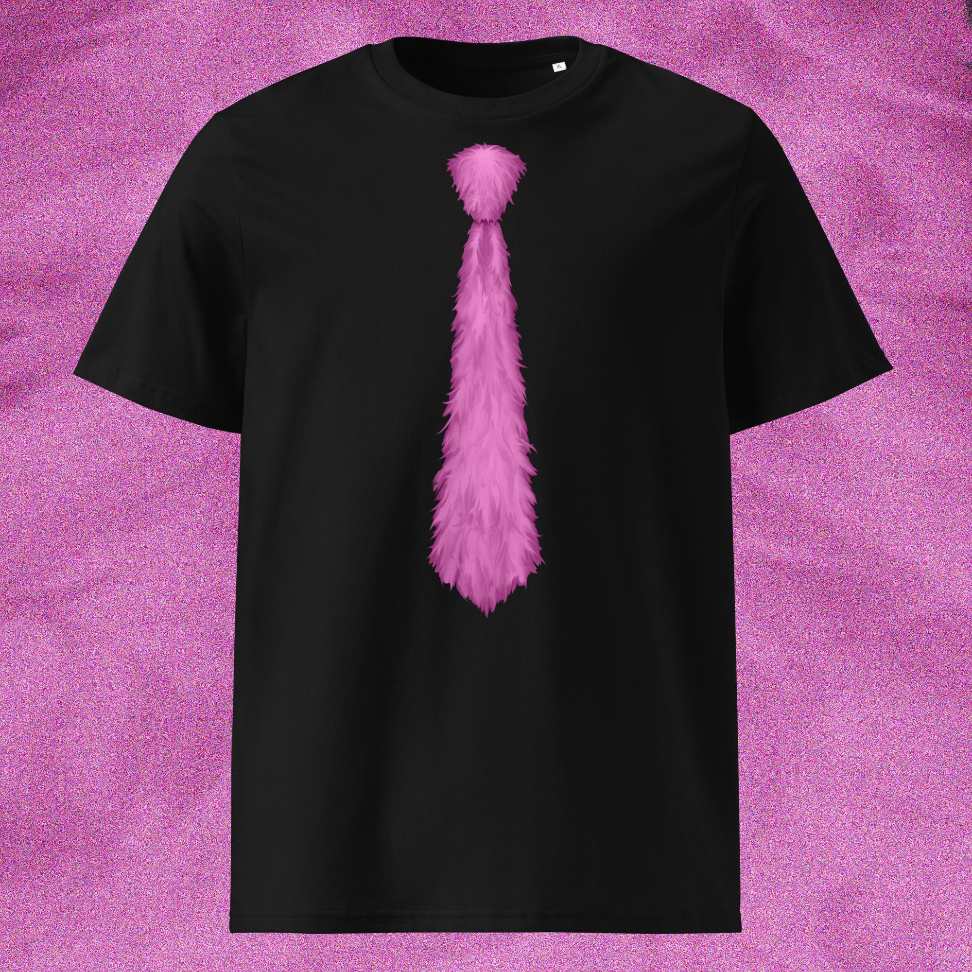 T-SHIRT CRAVATE ROSE
