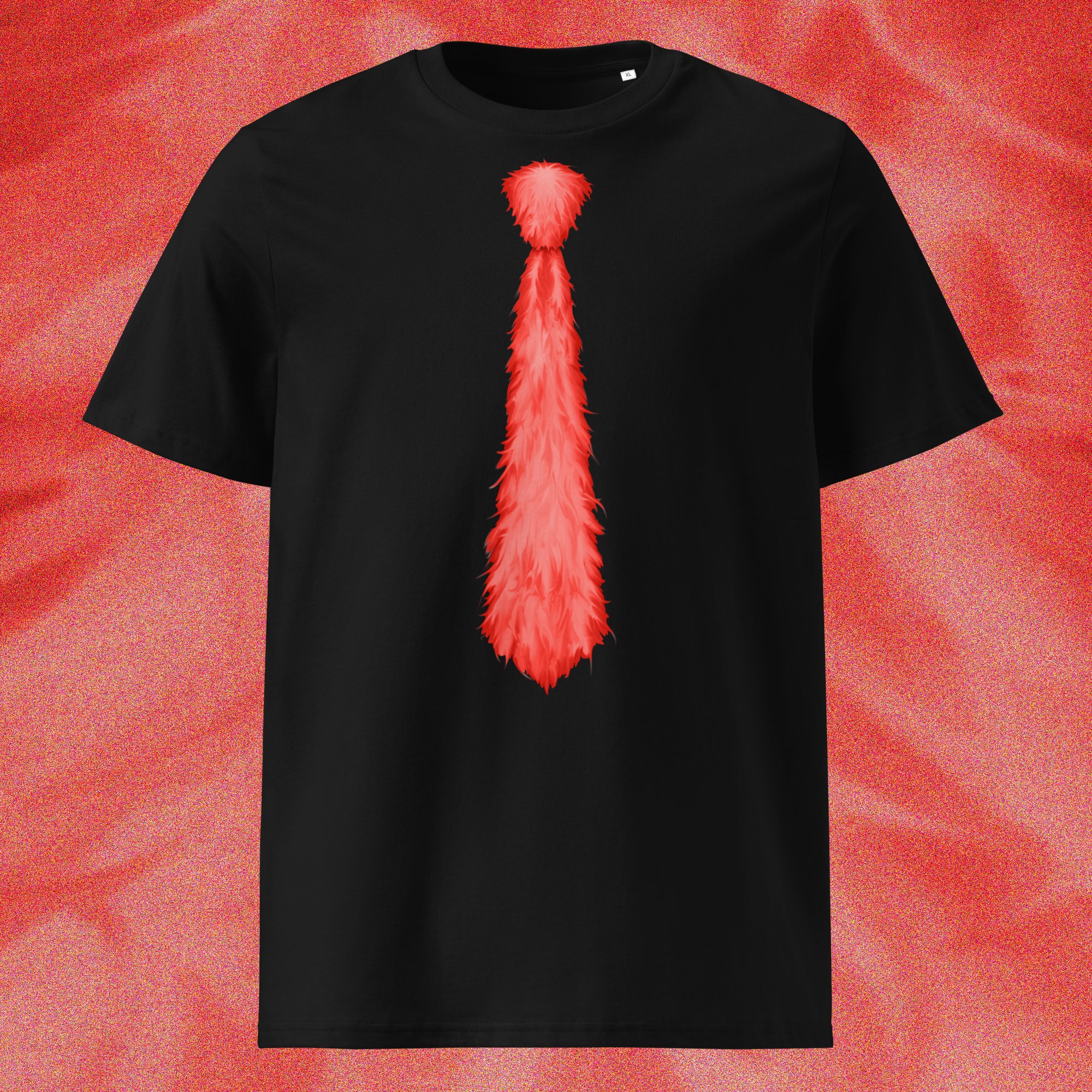 T-SHIRT CRAVATE ROUGE
