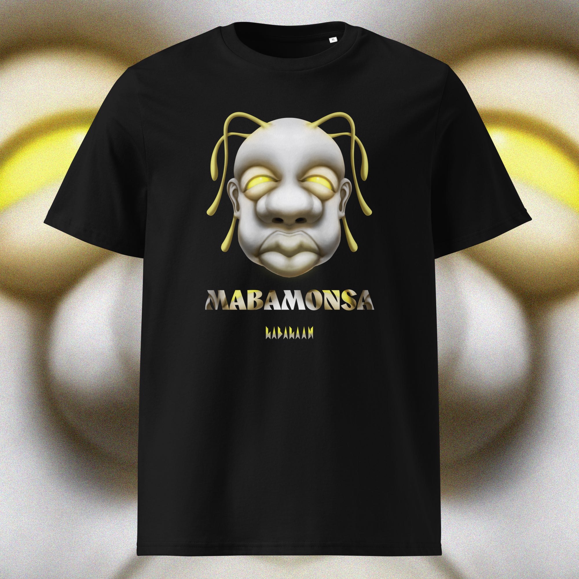 T-SHIRT MABAMONSA JAUNE