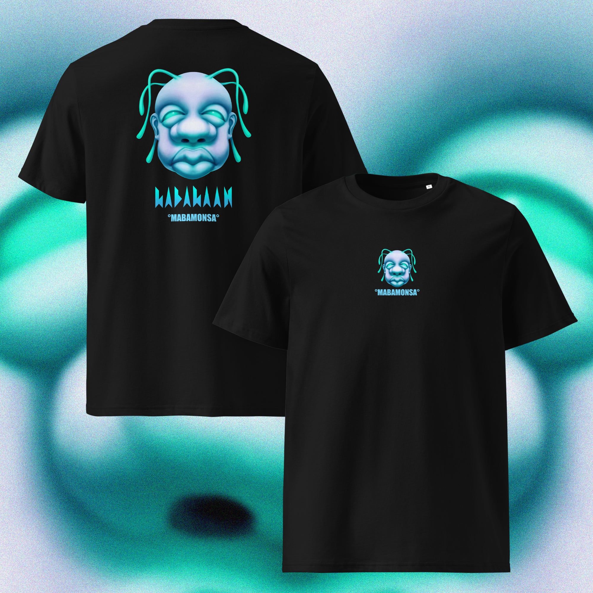 T-SHIRT MABAMONSA BLEU TURQUOISE