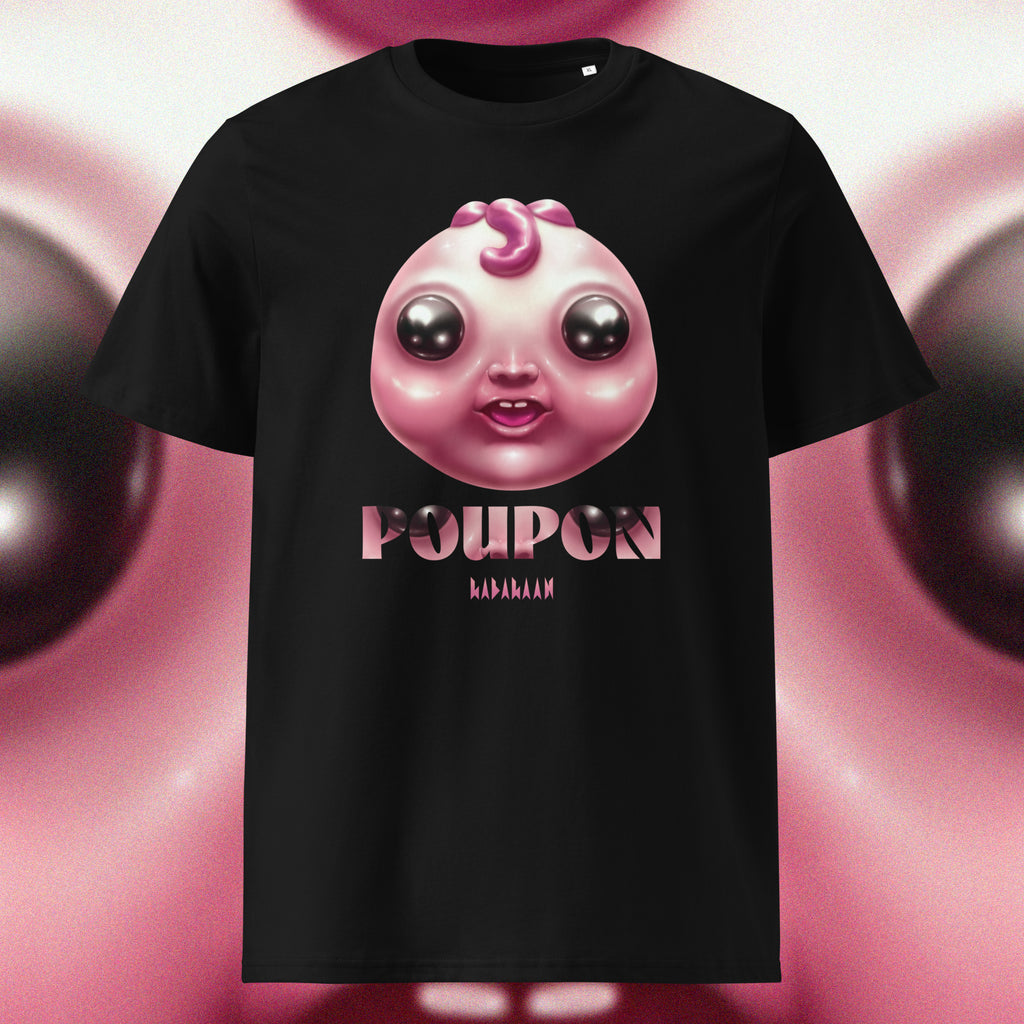 T-SHIRT POUPON ROSE