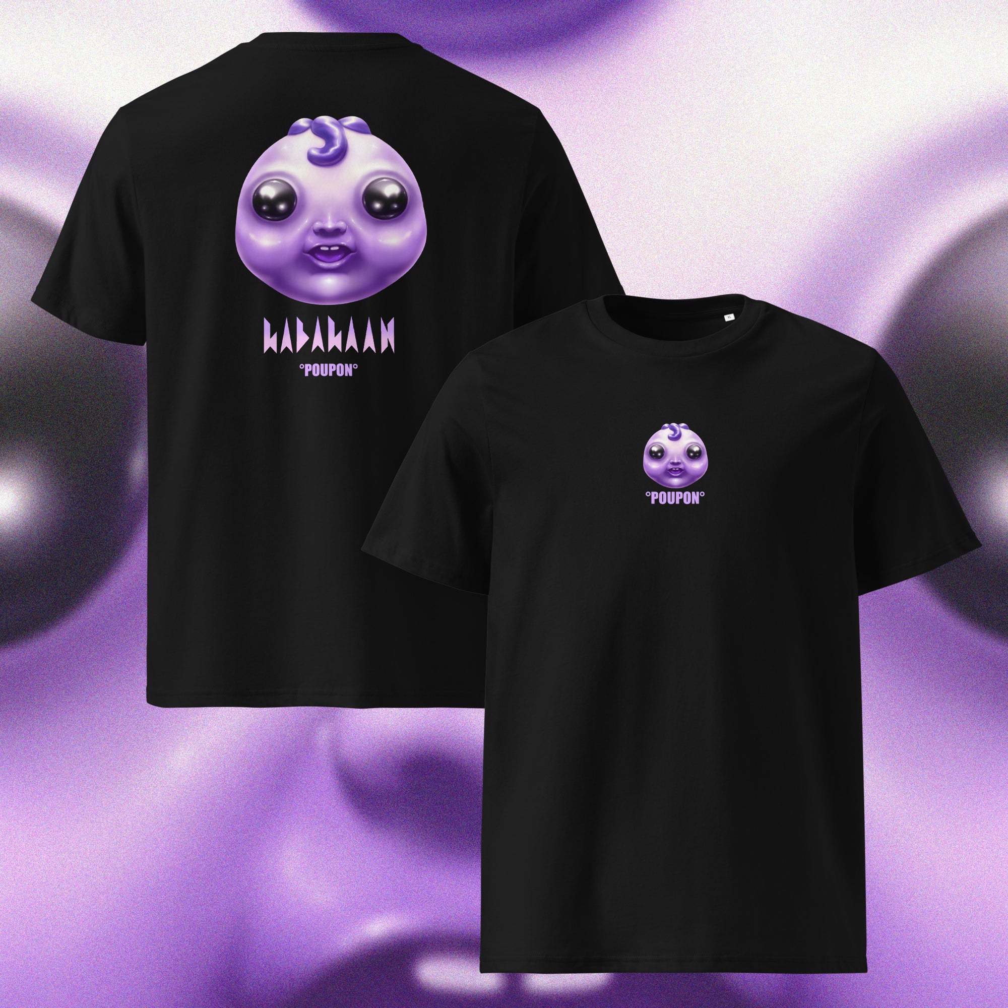 T-SHIRT POUPON VIOLET