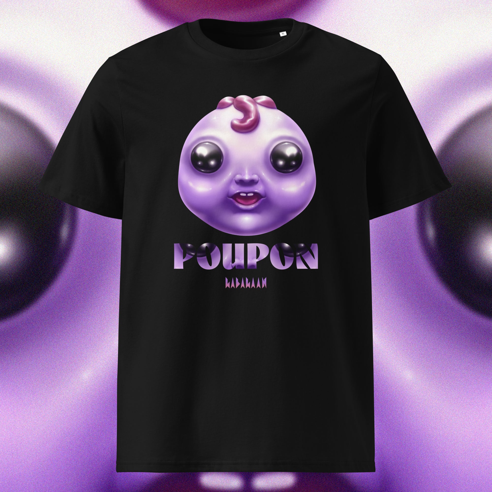 T-SHIRT POUPON VIOLET