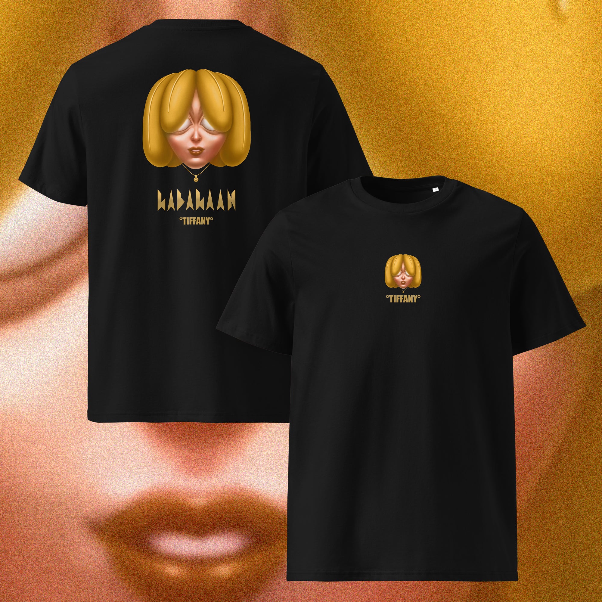 T-SHIRT TIFFANY JAUNE